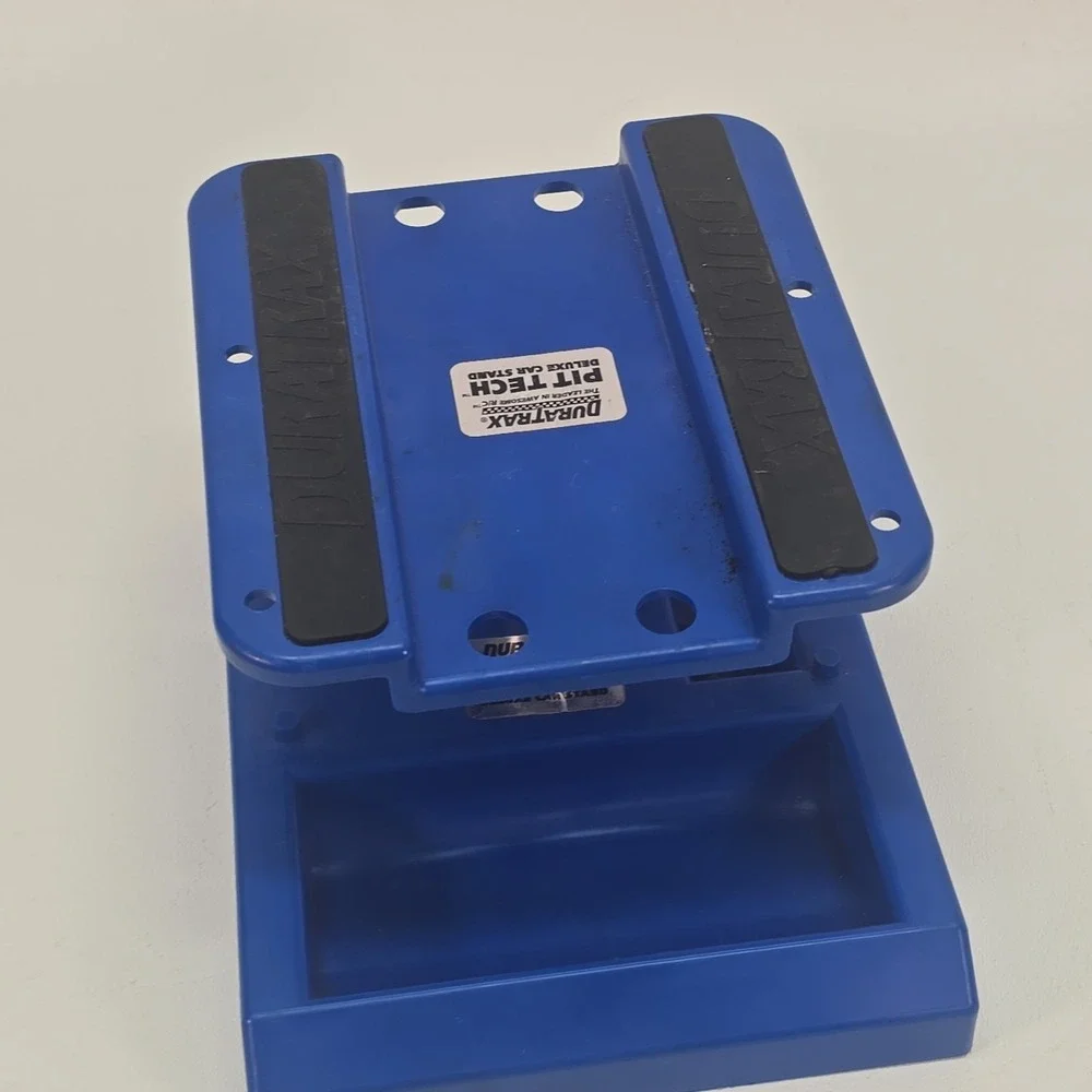 Duratrax Pit Tech XL Deluxe Car Truck Stand Blue RC 1/10 1/8